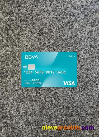 Argentina BBVA Visa Debit Card photolook